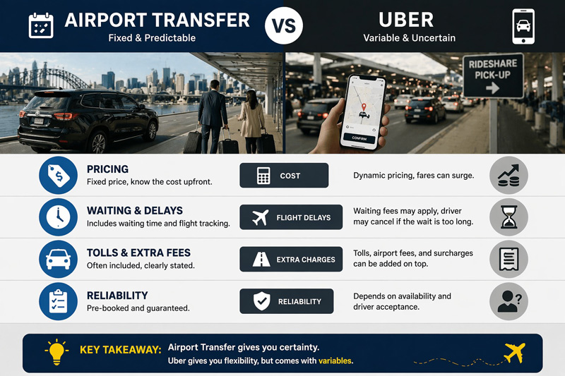 Airport Transfer vs Uber Differences