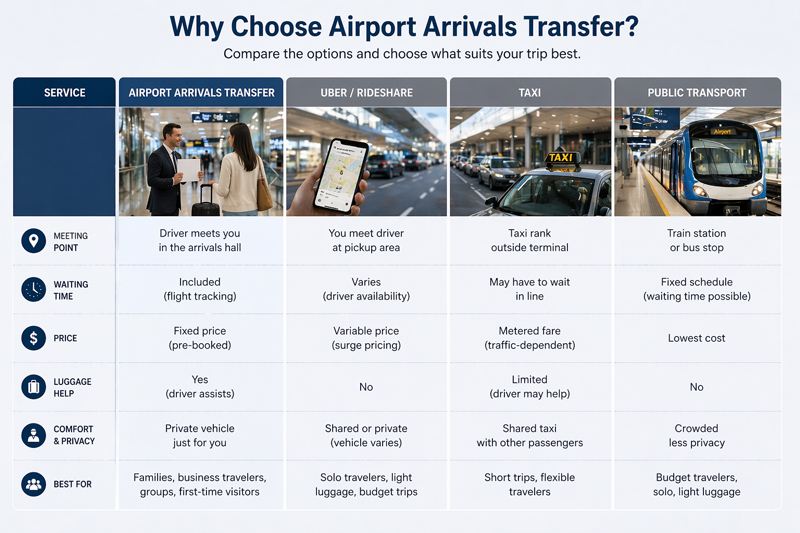 Airport Arrivals Transfer
