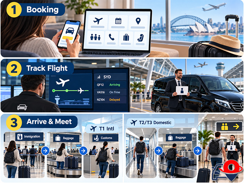 Sydney Airport pickup works